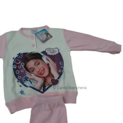 Disney Violetta Pigiama Bambina Ragazza Caldo Cotone Da 3 A 10 Anni Rosa G965 -Bimbi Sconto 20131212204638 pigiama violetta 5 2