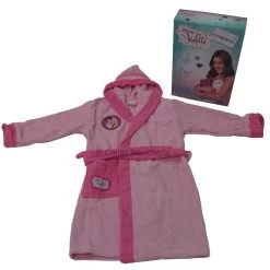 VIOLETTA DISNEY Accappatoio In Spugna Idrofila 100% Cot 7/8 9/10 11/12 Anni H069