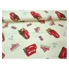 TESSUTO STOFFA COTONE DISNEY PIXAR CARS A METRO ALT. 280 COLORE PANNA G012