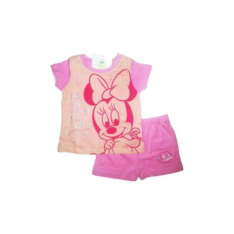 Pigiama Maglia Maglietta Pantaloncino Bimba Neonato Disney Baby Minnie 24 M 1 Pigiama Maglia Maglietta Pantaloncino Bimba Neonato Disney Baby Minnie 24 M