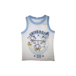T-shirt Maglia Maglietta Senza Manica Bimbo Neonato Disney Baby Qui Quo Qua 18 M