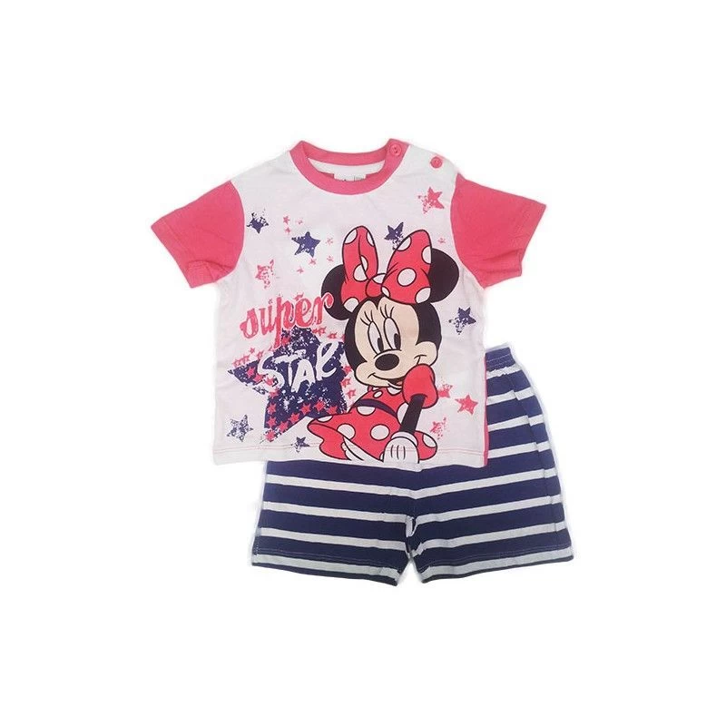 Pigiama Maglia Maglietta Pantaloncino Bimba Neonato Disney Baby Minnie Blu 12 M 1 Pigiama Maglia Maglietta Pantaloncino Bimba Neonato Disney Baby Minnie Blu 12 M
