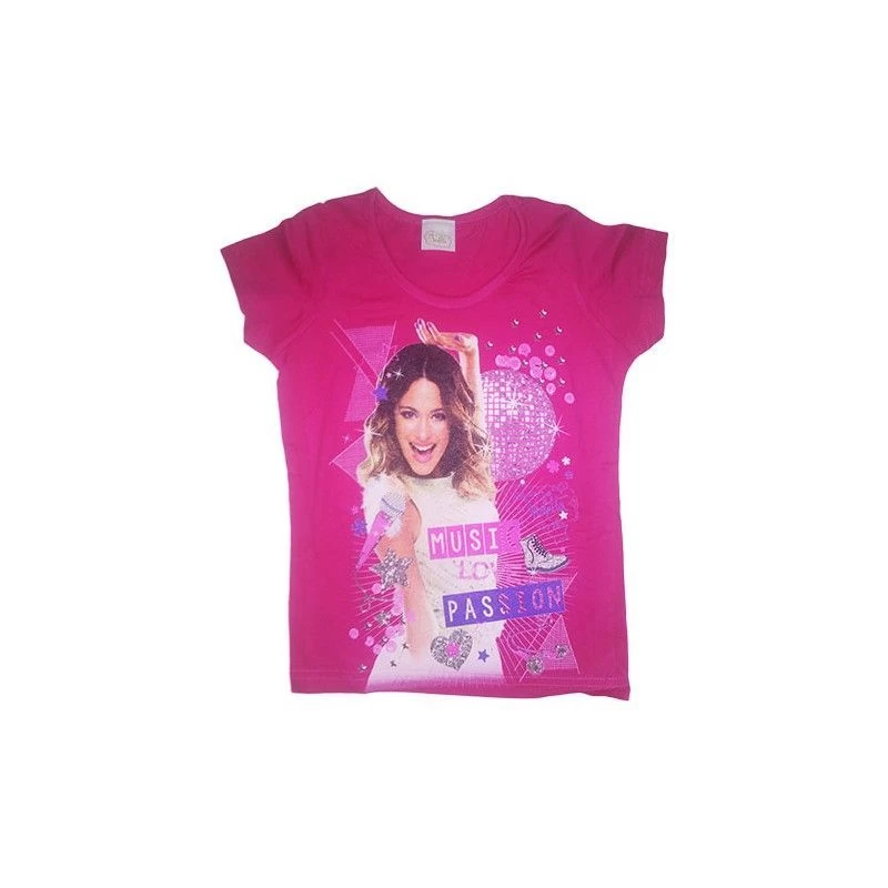 T-shirt Maglia Maglietta Bimba Bambina Disney Violetta Fucsia 8A 1 T-shirt Maglia Maglietta Bimba Bambina Disney Violetta Fucsia 8A