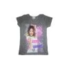 T-shirt Maglia Maglietta Bimba Bambina Disney Violetta Grigio 7A