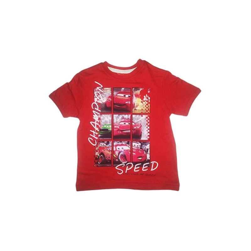 T-shirt Maglia Maglietta Bimbo Bambino Disney Cars Rosso 3A 1 T-shirt Maglia Maglietta Bimbo Bambino Disney Cars Rosso 3A