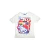 T-shirt Maglia Maglietta Bimbo Bambino Disney Cars Bianco 3A
