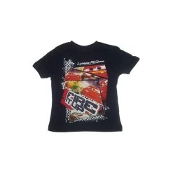 T-shirt Maglia Maglietta Bimbo Bambino Disney Cars Blu 8A
