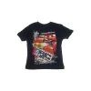 T-shirt Maglia Maglietta Bimbo Bambino Disney Cars Blu 6A