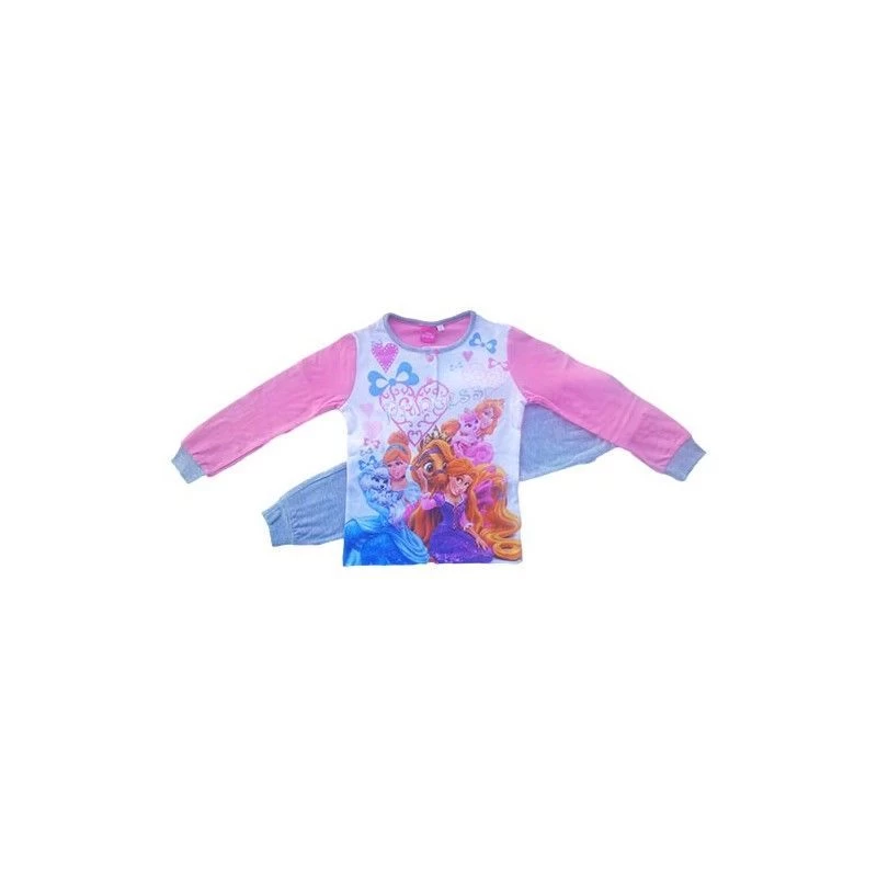 Pigiama Maglia Maglietta Pantalone Bimba Bambina Disney Principesse 5A 1 Pigiama Maglia Maglietta Pantalone Bimba Bambina Disney Principesse 5A