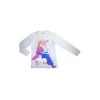T-shirt Maglia Maglietta Cotone Bimba Bambina Disney Frozen Bianco 10A