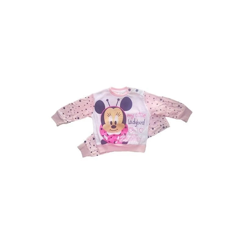 Pigiama Maglia Maglietta Pantalone Bimba Neonato Disney Baby Minnie Rosa 36 M 1 Pigiama Maglia Maglietta Pantalone Bimba Neonato Disney Baby Minnie Rosa 36 M