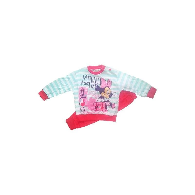 Pigiama Maglia Maglietta Pantalone Bimba Neonato Disney Baby Minnie Fragola 36 M 1 Pigiama Maglia Maglietta Pantalone Bimba Neonato Disney Baby Minnie Fragola 36 M
