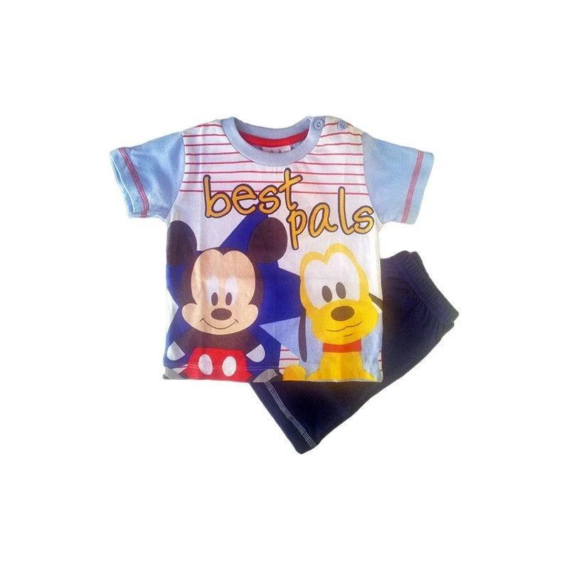 Pigiama Maglia Maglietta Pantaloncino Bimbo Neonato Disney Baby Mickey Mouse Blu 36 M 1 Pigiama Maglia Maglietta Pantaloncino Bimbo Neonato Disney Baby Mickey Mouse Blu 36 M
