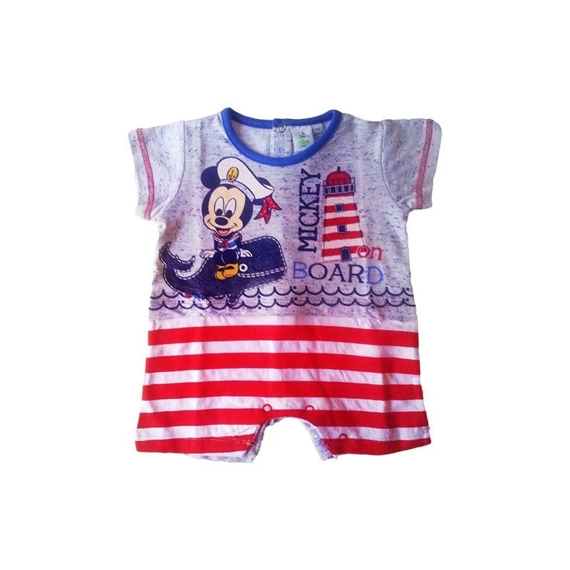 Pagliaccetto Tutina Bimbo Neonato Disney Baby Mickey Mouse Grigio 3 - 6 Mesi 1 Pagliaccetto Tutina Bimbo Neonato Disney Baby Mickey Mouse Grigio 3 - 6 Mesi