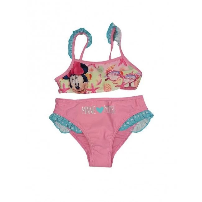 Costumino Costume Da Bagno 2 Pezzi Bikini Bimba Bambina Disney Minnie Rosa 3A 1 Costumino Costume Da Bagno 2 Pezzi Bikini Bimba Bambina Disney Minnie Rosa 3A