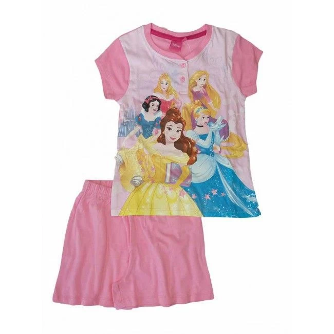 Pigiama Maglia Maglietta Pantalone Bimba Bambina Disney Principesse Bianco Rosa 7A 1 Pigiama Maglia Maglietta Pantalone Bimba Bambina Disney Principesse Bianco Rosa 7A