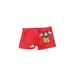 Costumino Costume Da Bagno Boxer Parigamba Bimbo Bambino Disney Mickey Rosso Nero 24 M