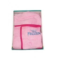 Disney Baby Accappatoio Bimba Spugna Cotone Neonato Disney Frozen Rosa 12 M