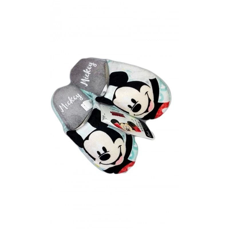 Pantofola Bimbo Bambino Disney Mickey Verde Acqua Tg. 30/31 1 Pantofola Bimbo Bambino Disney Mickey Verde Acqua Tg. 30/31
