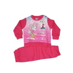Pigiama Maglia Maglietta Pantalone Bimba Neonato Disney Baby Minnie Fucsia 18 M