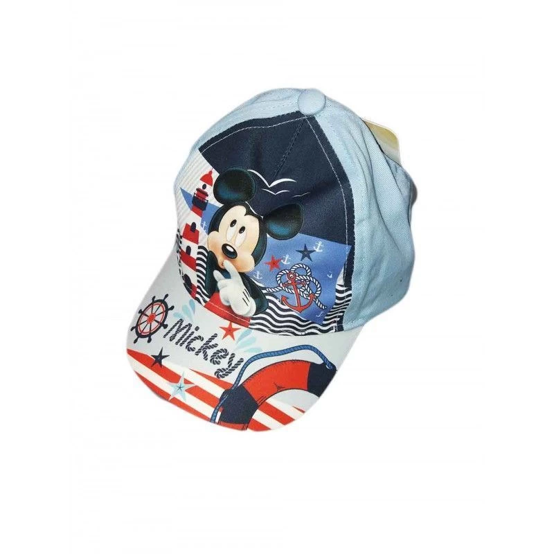 Cappello Berretto Bimbo Disney Baby Mickey Mouse Cielo Tg 50 1 Cappello Berretto Bimbo Disney Baby Mickey Mouse Cielo Tg 50