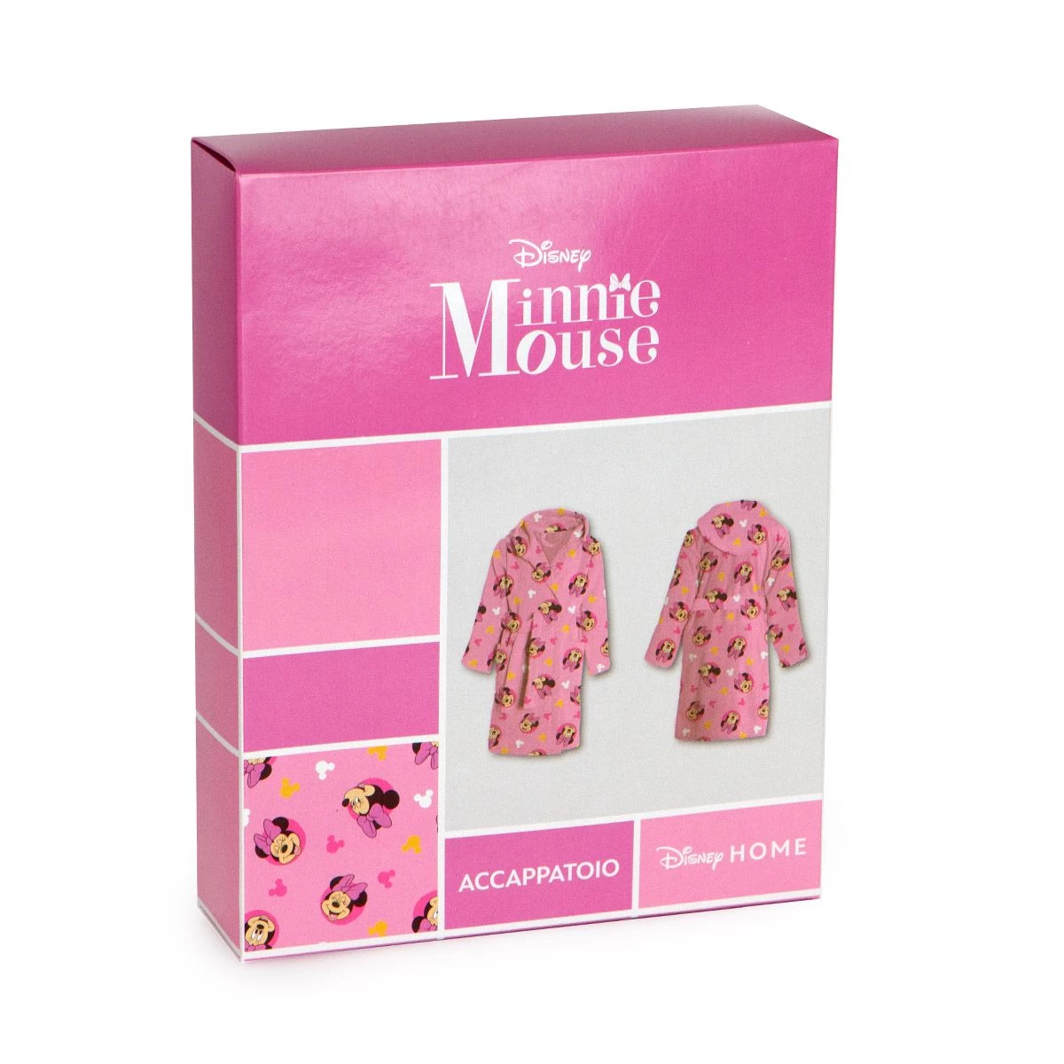 Accappatoio Bambina Minnie Disney In Spugna Di Cotone J729 2 Accappatoio Bambina Minnie Disney In Spugna Di Cotone J729 - immagine 2