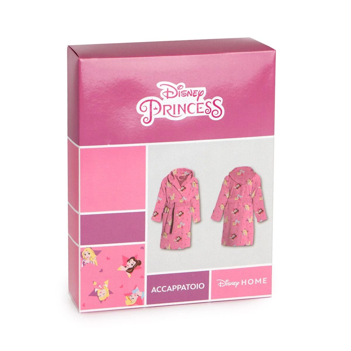 Accappatoio Bambina Principesse Disney In Spugna Di Cotone J728 2 Accappatoio Bambina Principesse Disney In Spugna Di Cotone J728 - immagine 2