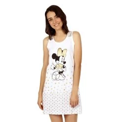 Camicia Da Notte Minnie Stars Disney In Cotone 51385 Z242