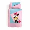 Completo Copripiumino Minnie Pink Disney Di Caleffi Digitale Singolo Z261