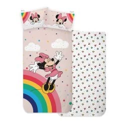 Disney Completo Lenzuola Minnie Mouse Per Letto Singolo J290