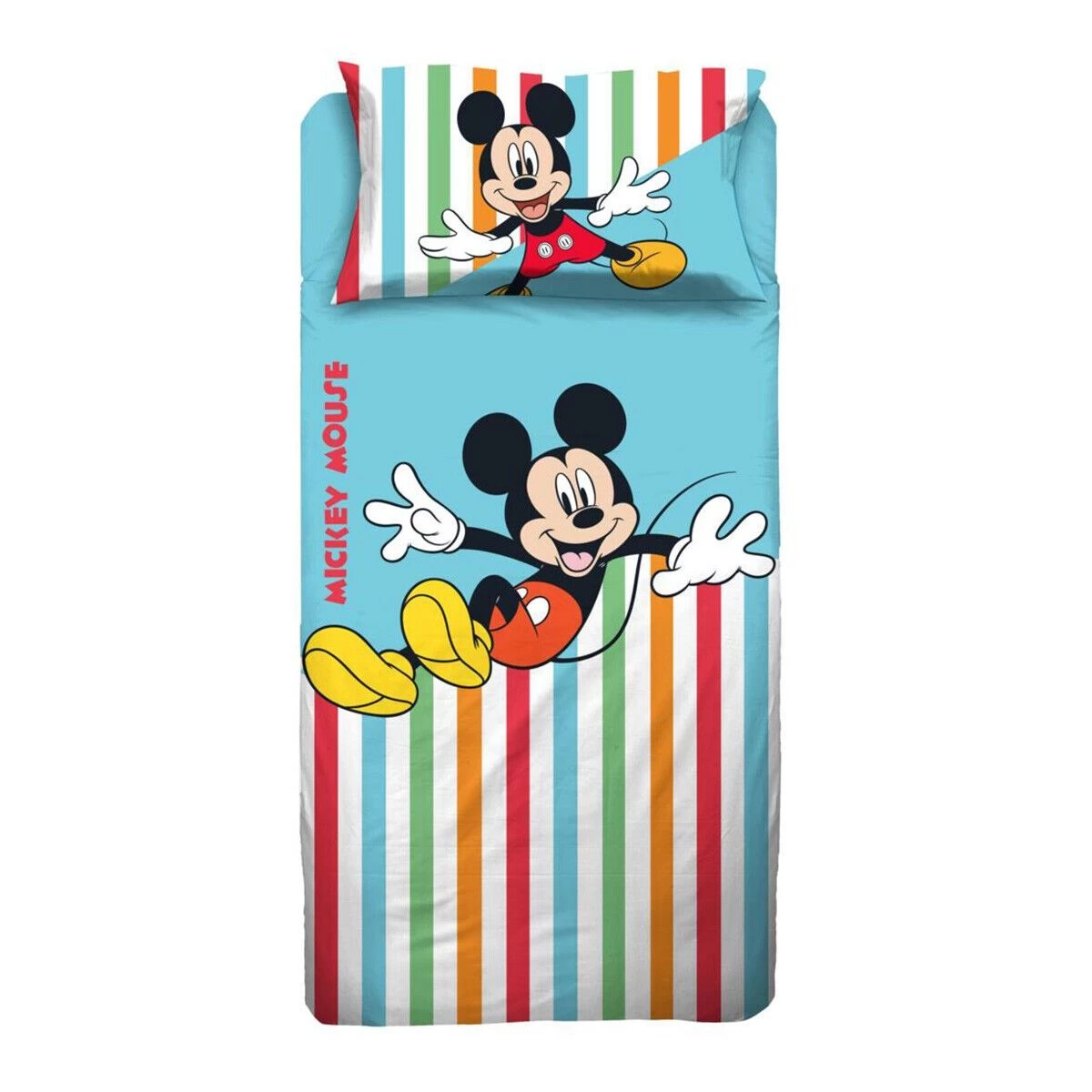 Completo Lenzuola Topolino Disney Per Letto Singolo J913 1 Completo Lenzuola Topolino Disney Per Letto Singolo J913