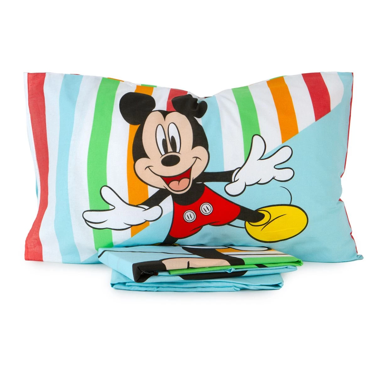 Completo Lenzuola Topolino Disney Per Letto Singolo J913 2 Completo Lenzuola Topolino Disney Per Letto Singolo J913 - immagine 2