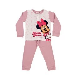 Pigiama Bambina Minnie Disney In Caldo Cotone 0706 J675 -Bimbi Sconto pigiama bambina minnie disney in caldo cotone 0706 rosa 12