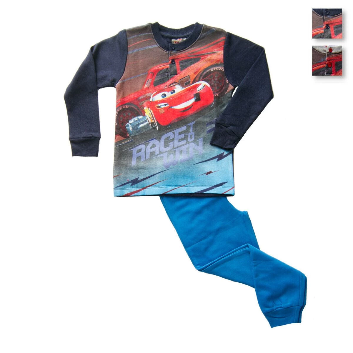 Pigiama Bambino Cars Disney Pixar In Felpa DBW18100 V183 1 Pigiama Bambino Cars Disney Pixar In Felpa DBW18100 V183