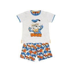 Pigiama Bambino/ragazzo Estivo Paperino Disney In Cotone 54293 Z048