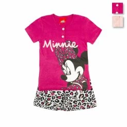 Pigiama Bambina Estivo Miss Minnie Disney In Cotone WD220090 Y722