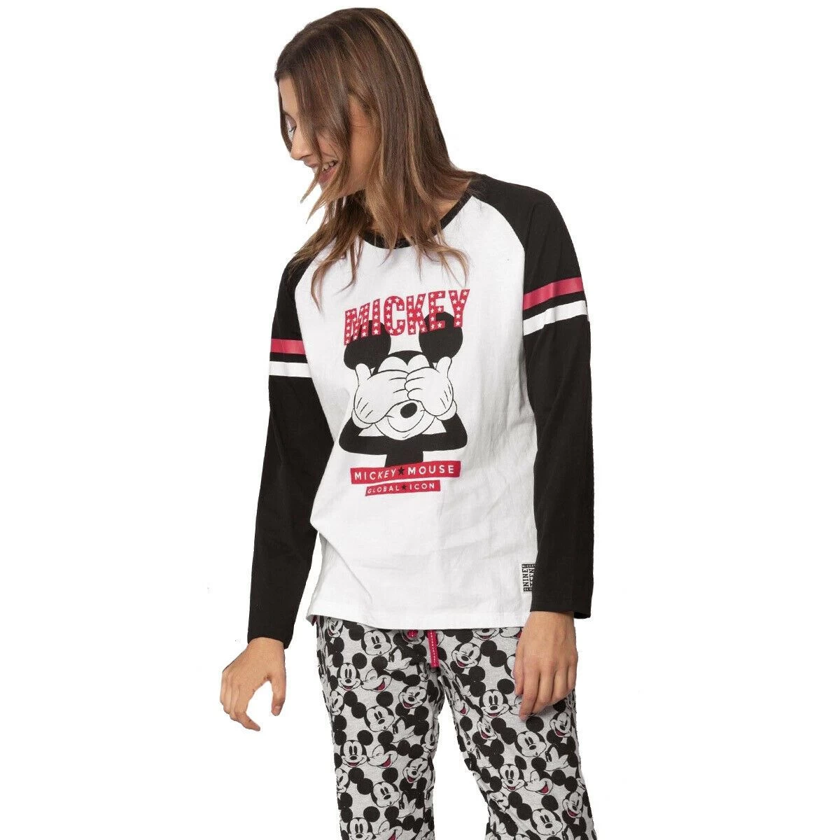 Pigiama Donna Mickey Mouse Disney In Caldo Cotone 54346 Z928 1 Pigiama Donna Mickey Mouse Disney In Caldo Cotone 54346 Z928