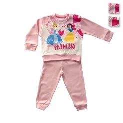 Pigiama Neonata Principesse Disney In Caldo Cotone Da 12 A 30 Mesi WD101356 V403