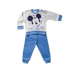 Pigiama Neonato Topolino Disney In Caldo Cotone Da 12 A 30 Mesi WD101352 V406 5 Pigiama Neonato Topolino Disney In Caldo Cotone Da 12 A 30 Mesi WD101352 V406 -Bimbi Sconto pigiamino neonato mickey mouse disney caldo cotone grigio melange 4