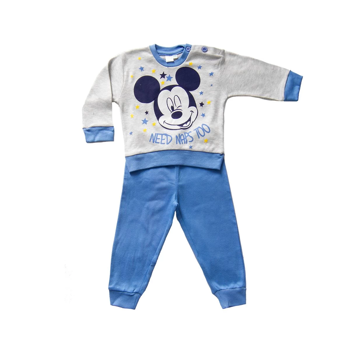 Pigiama Neonato Topolino Disney In Caldo Cotone Da 12 A 30 Mesi WD101352 V406 3 Pigiama Neonato Topolino Disney In Caldo Cotone Da 12 A 30 Mesi WD101352 V406 - immagine 3