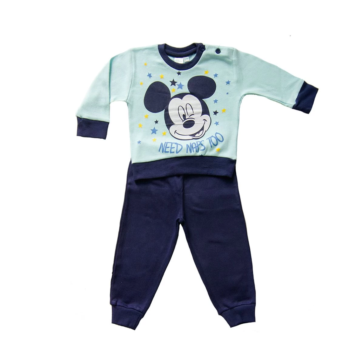 Pigiama Neonato Topolino Disney In Caldo Cotone Da 12 A 30 Mesi WD101352 V406 2 Pigiama Neonato Topolino Disney In Caldo Cotone Da 12 A 30 Mesi WD101352 V406 - immagine 2