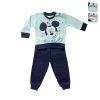 Pigiama Neonato Topolino Disney In Caldo Cotone Da 12 A 30 Mesi WD101352 V406