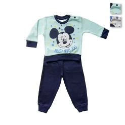 Pigiama Neonato Topolino Disney In Caldo Cotone Da 12 A 30 Mesi WD101352 V406
