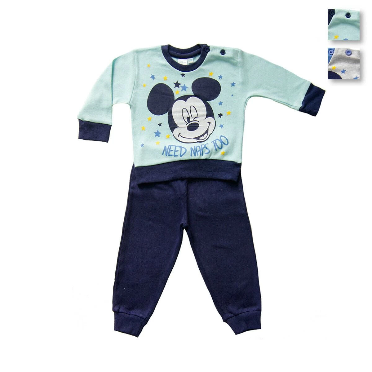 Pigiama Neonato Topolino Disney In Caldo Cotone Da 12 A 30 Mesi WD101352 V406 1 Pigiama Neonato Topolino Disney In Caldo Cotone Da 12 A 30 Mesi WD101352 V406