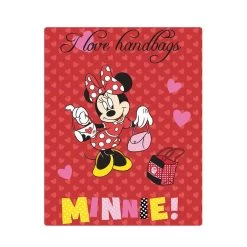 Plaid Flannel Minnie Disney Supersoft 100x140 Cm T001