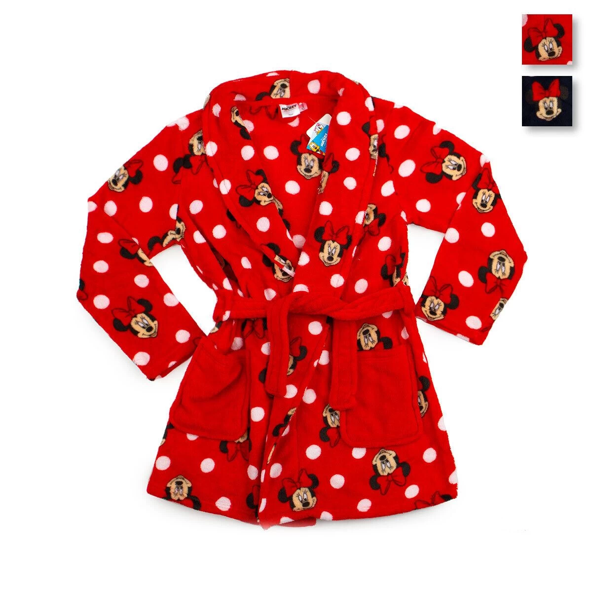 Vestaglia Bambina Minnie Disney In Pile Coral 0907 J707 1 Vestaglia Bambina Minnie Disney In Pile Coral 0907 J707
